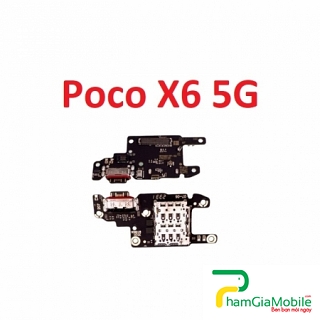 Cụm Chân Sạc Xiaomi Poco X6 5G Charger Port USBBo Main Sạc